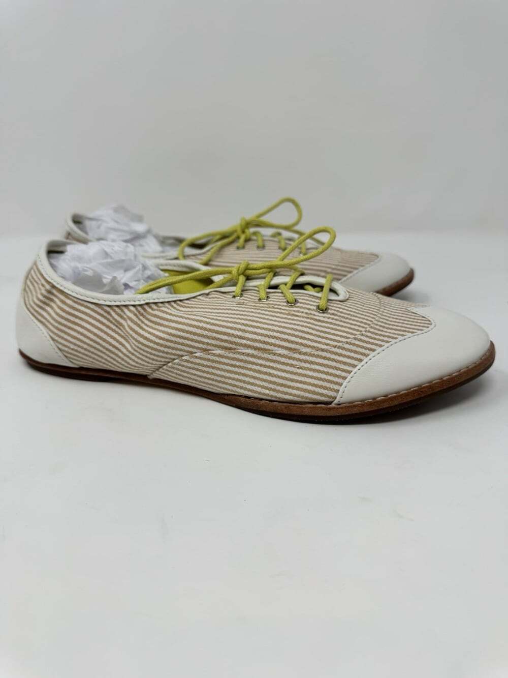 Cole Haan Women’s Kody Oxford US Size 7.5 Shoes White & Tan